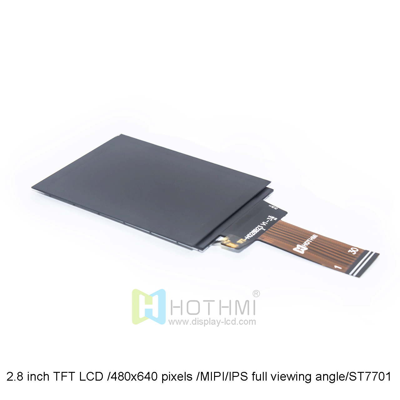2.8 英寸高分辨率 TFT LCD | MIPI DSI 接口，带 ST7701