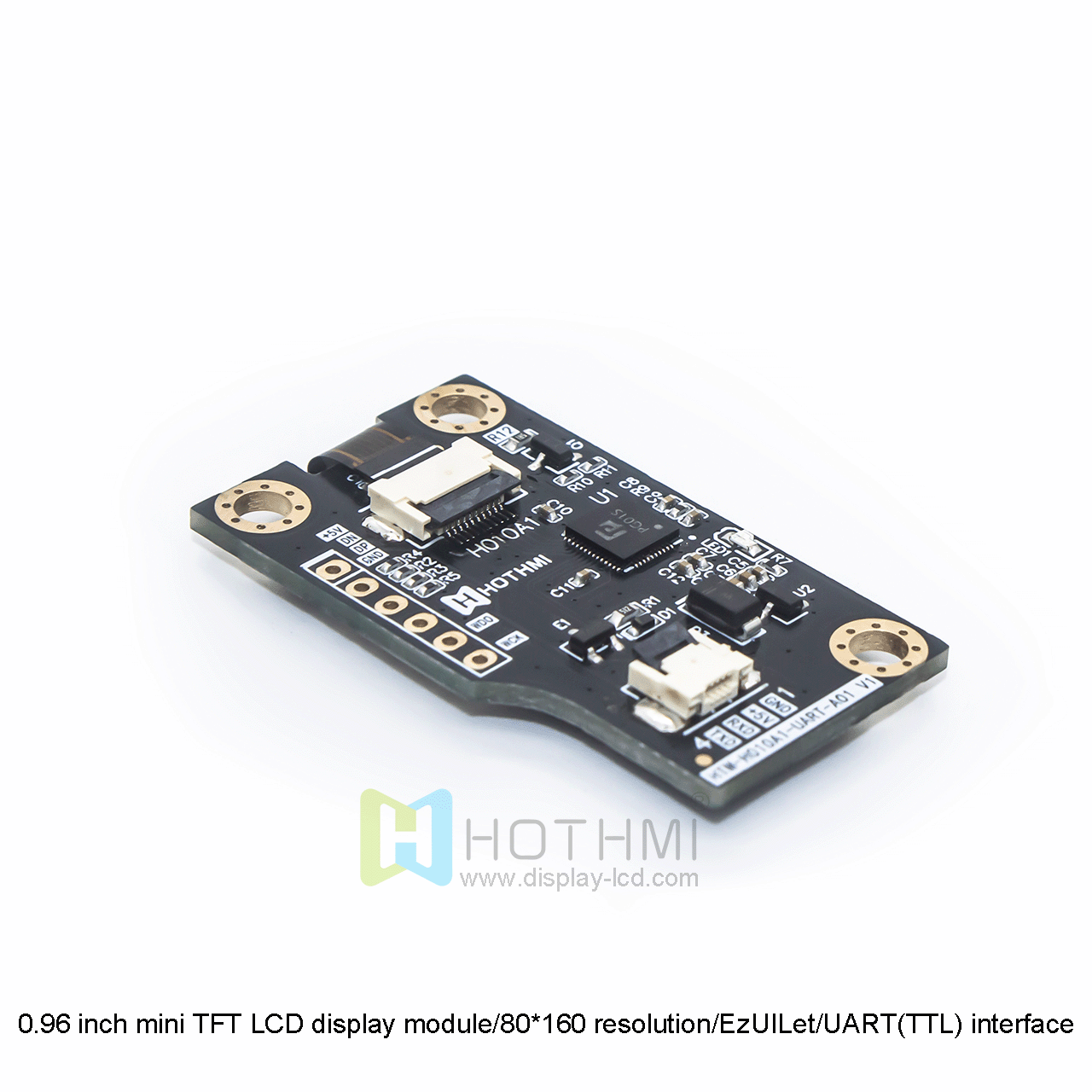 0.96英寸TFT液晶显示模块，带UART接口