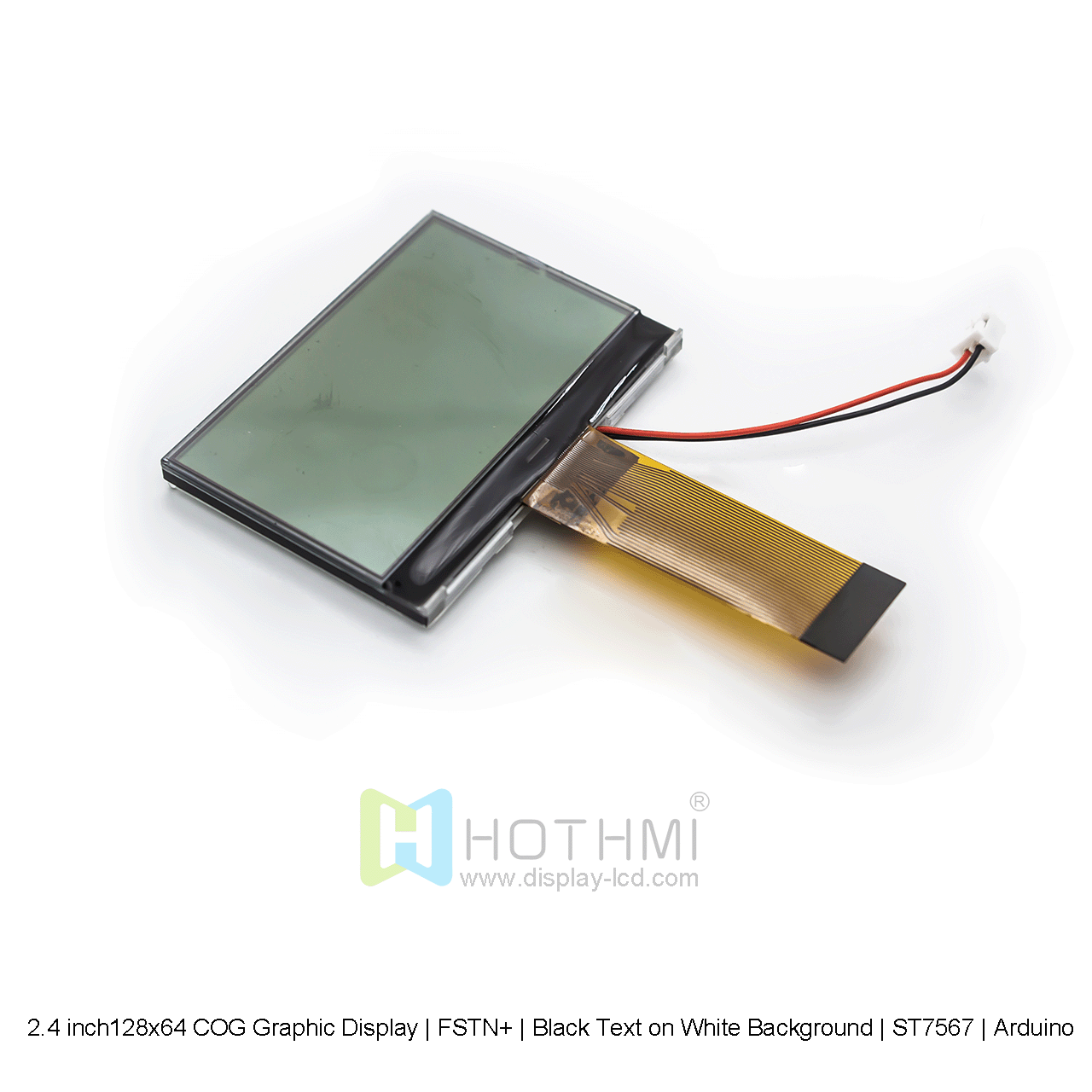 2.4寸128X64图形液晶COG|12864 COG 图形显示器 | FSTN+ | 白底黑字 | ST7567 | Arduino