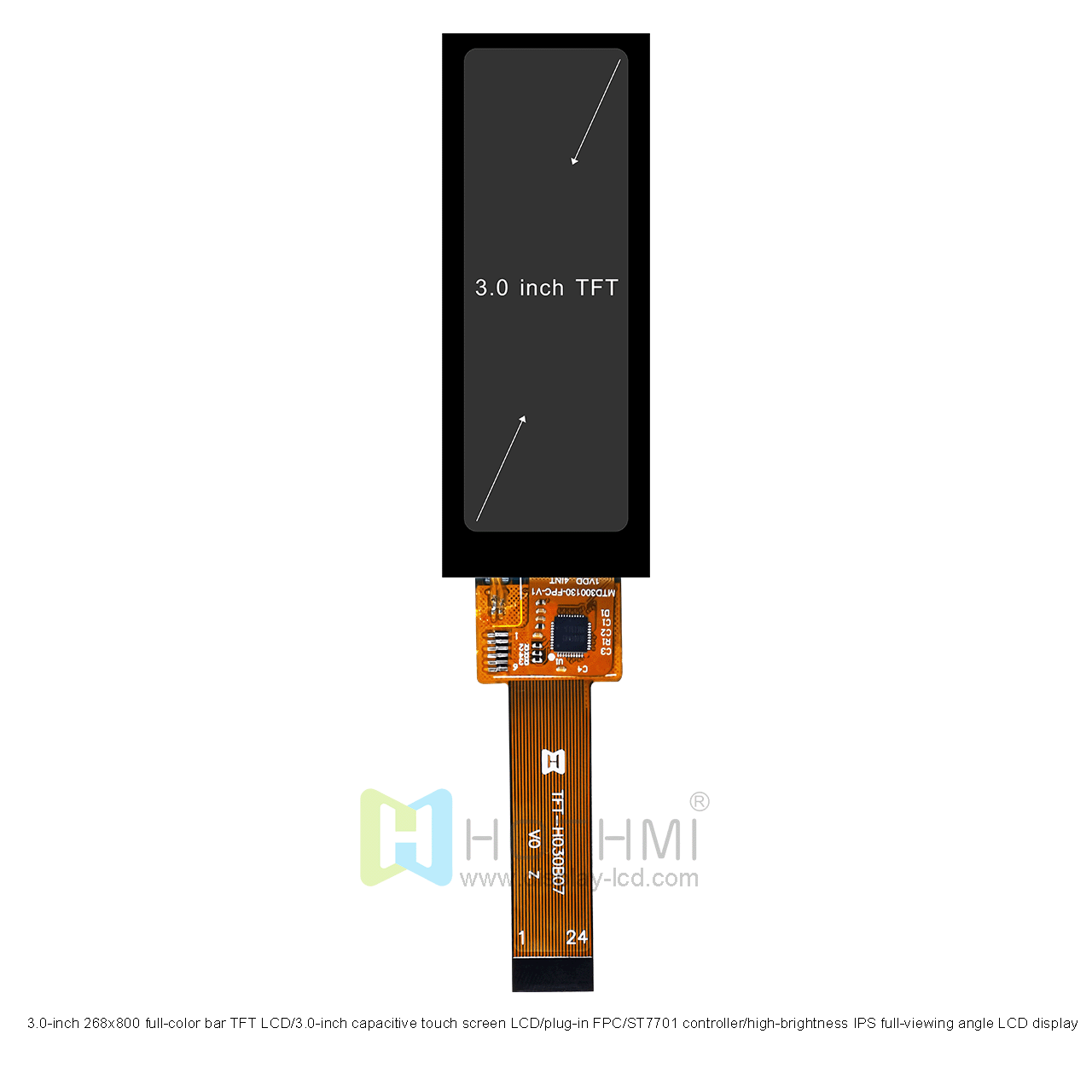 3英寸TFT LCD电容式触摸屏 | 光学贴合