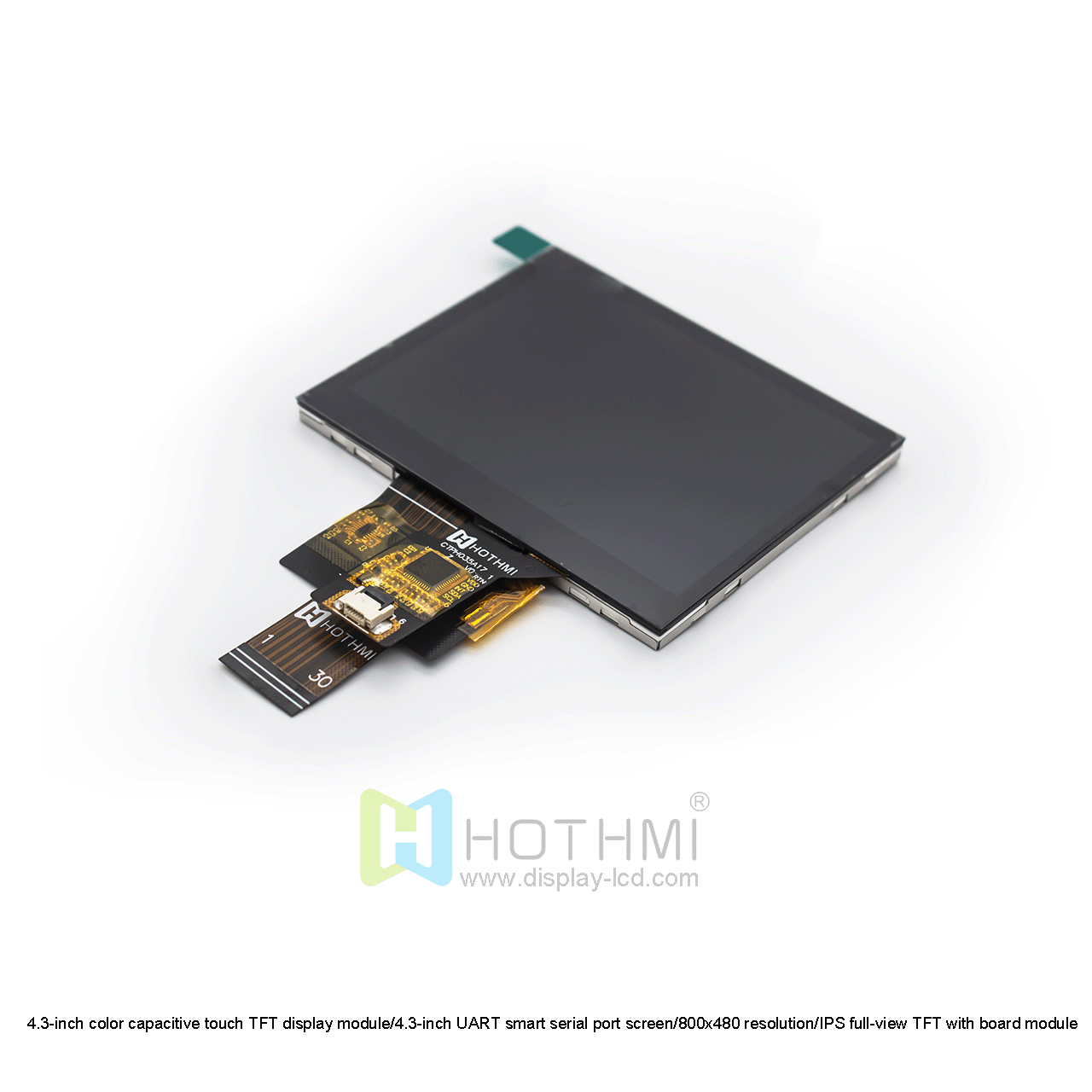 3.5英寸 640x480 TFT LCD 带电容式触摸屏 LVDS 接口