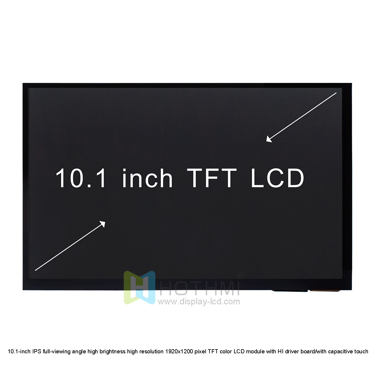 10.1 英寸阳光下可读 TFT LCD | 1920x1200 电容式触摸屏