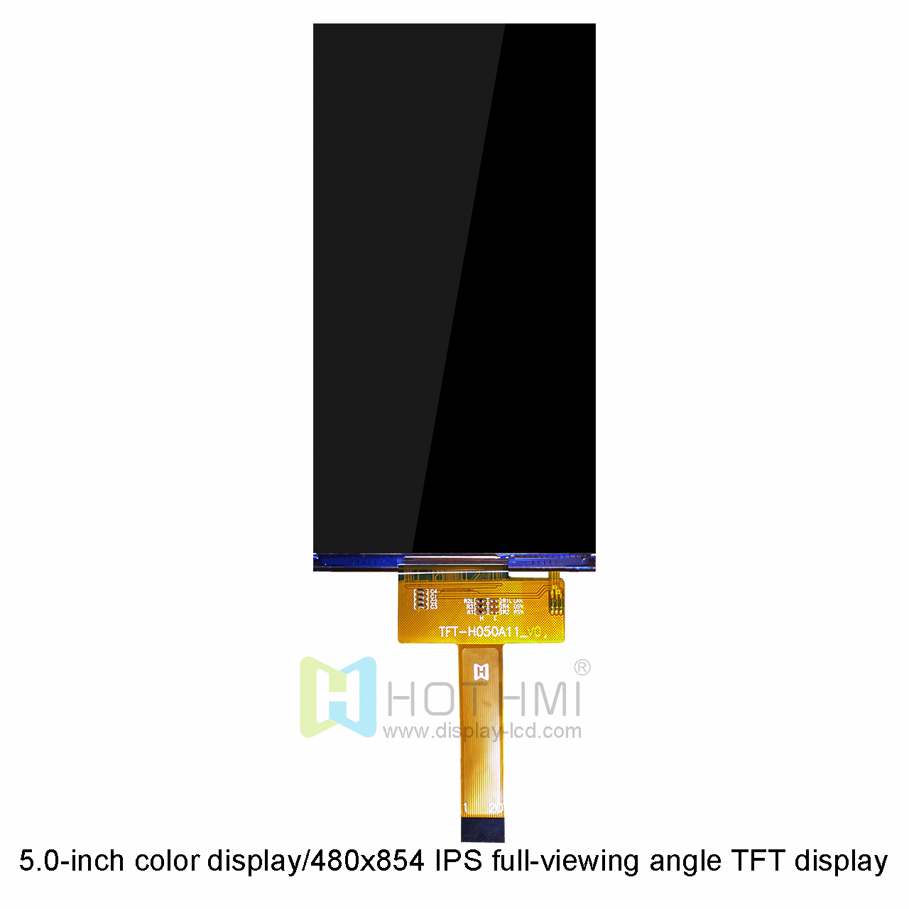 5 英寸 TFT LCD 显示屏 | MIPI DSI 接口，带 ST7701S 控制器
