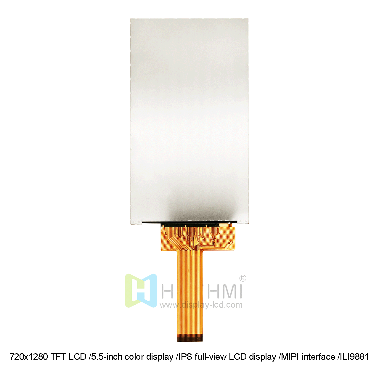 5.5 英寸 IPS TFT 液晶显示屏 | MIPI 接口，带 ILI9881 控制器