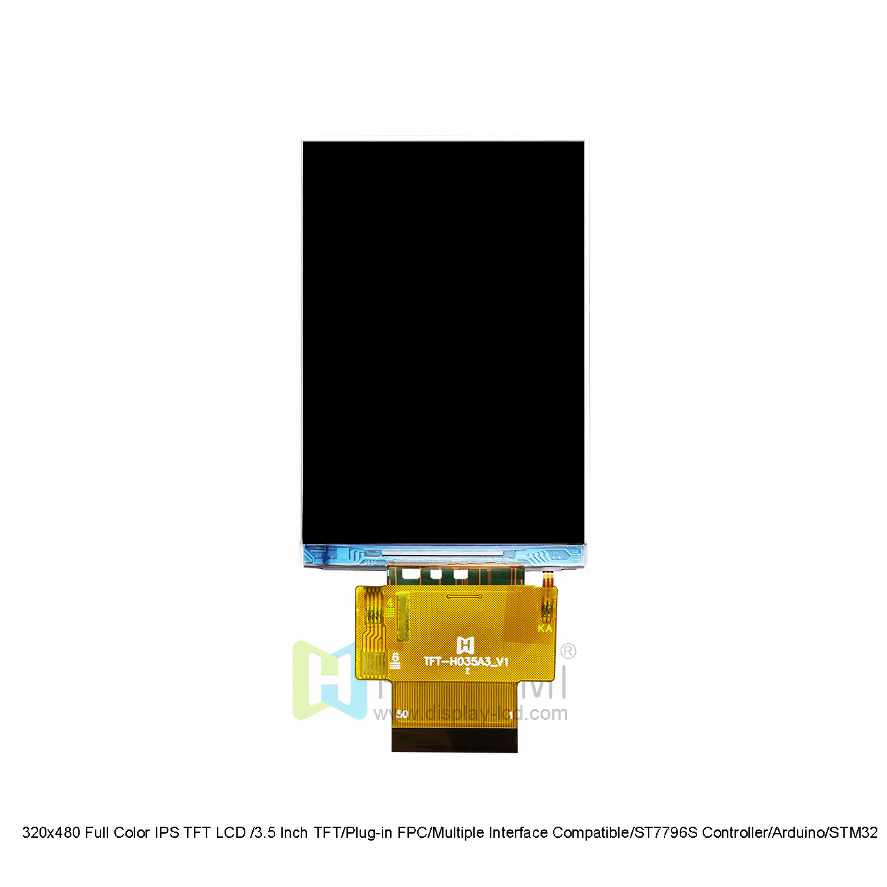 3.5英寸320x480 IPS TFT LCD -ST7796S控制器 -适用于Arduino