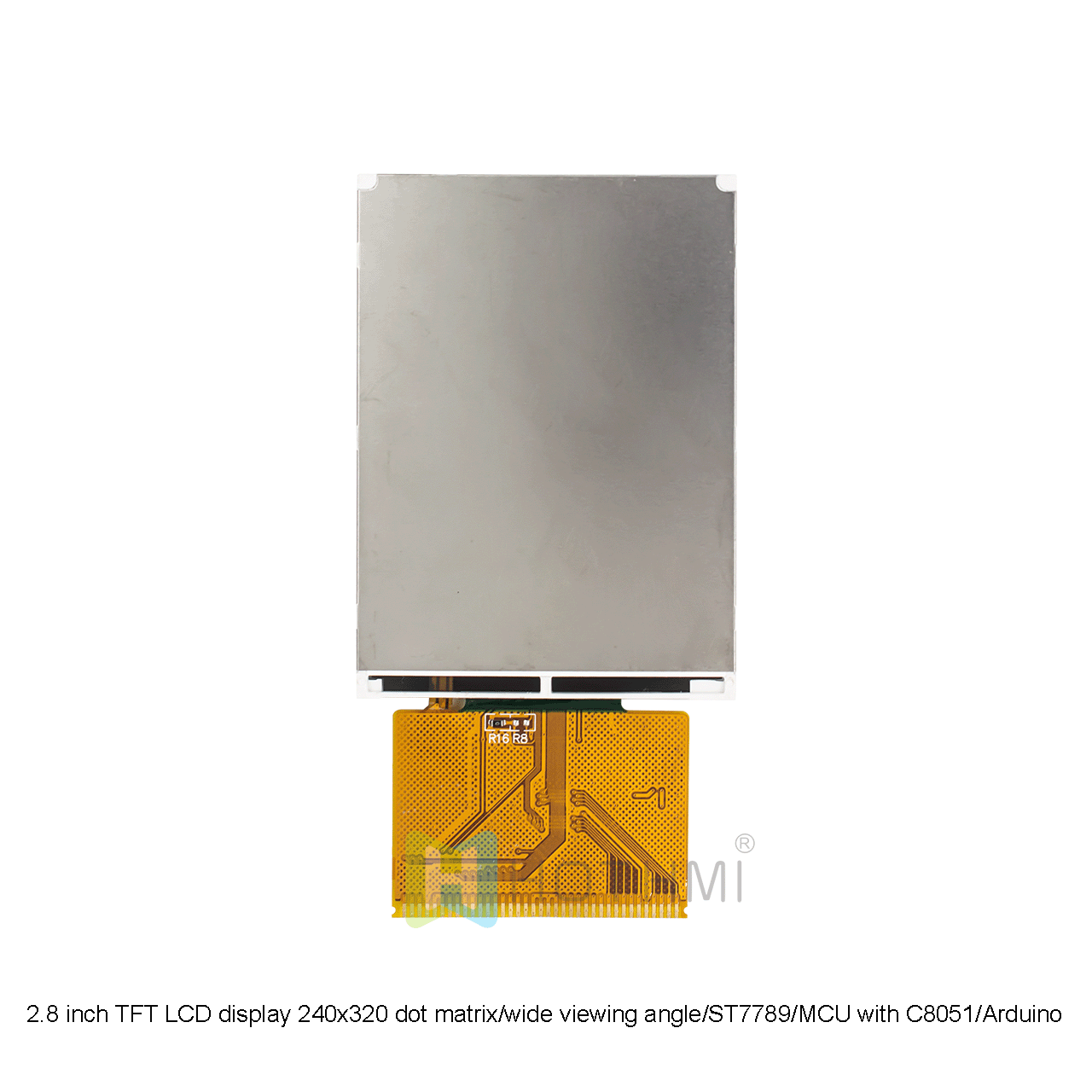 低成本 2.8 英寸 TFT LCD 显示屏，带 MCU 接口