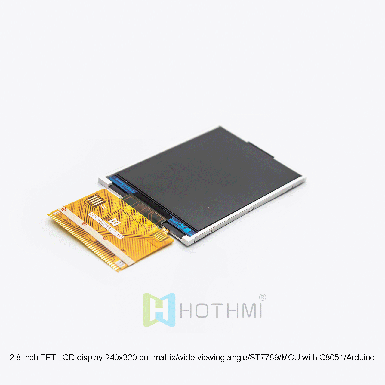 低成本 2.8 英寸 TFT LCD 显示屏，带 MCU 接口