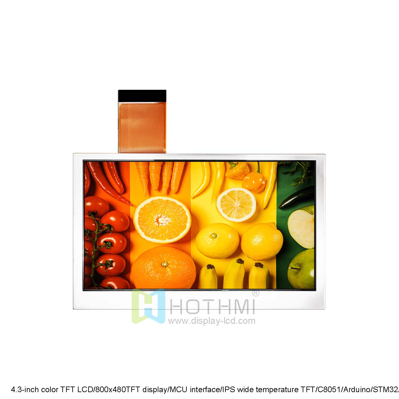 4.3 Inch TFT LCD Display | 800x480 Resolution MCU Interface For Arduino