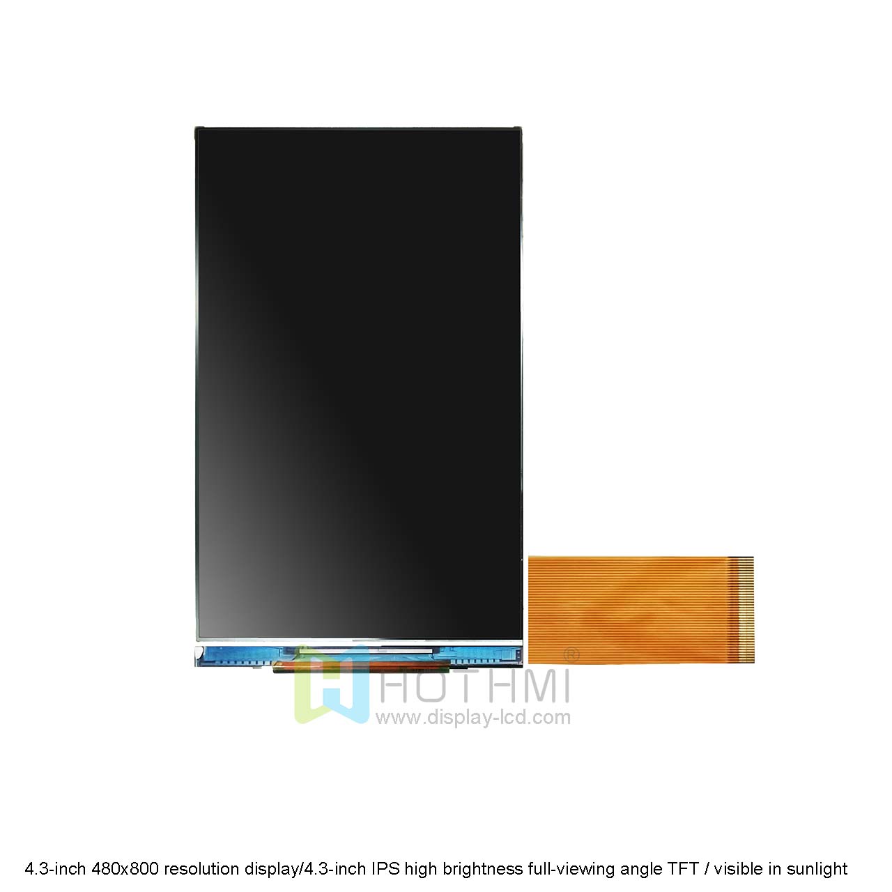 4.3 Inch 480x800  TFT Display For Industrial