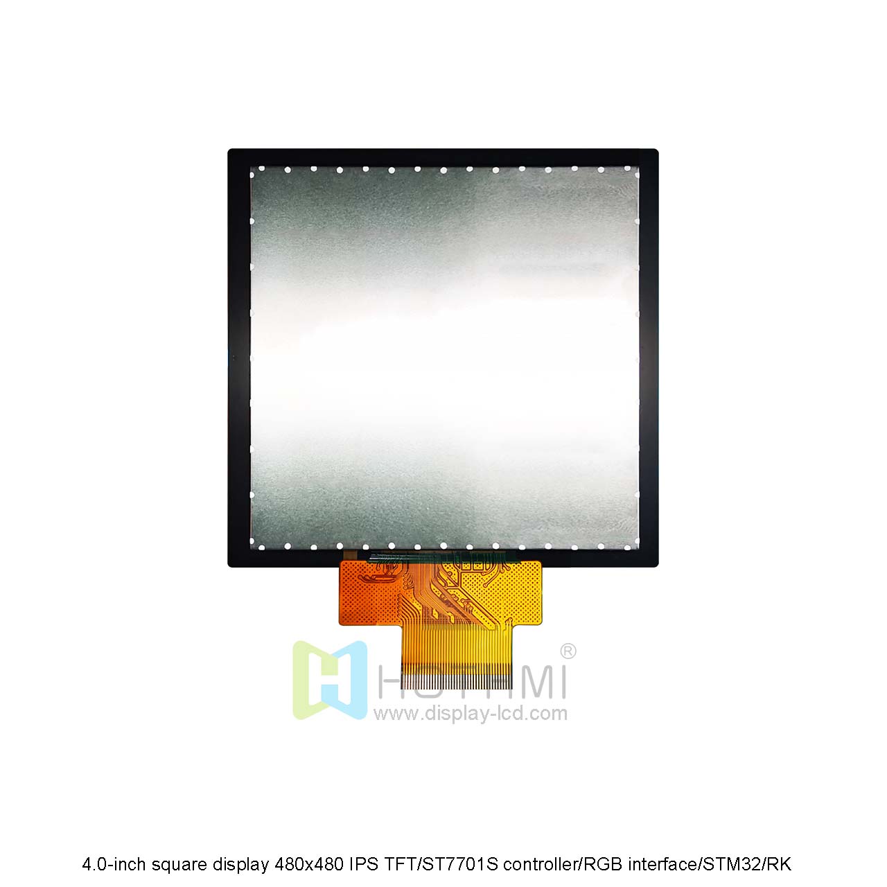 4.0 英寸方形显示屏 | 480x480 ST7701S 控制器，带 RGB 接口