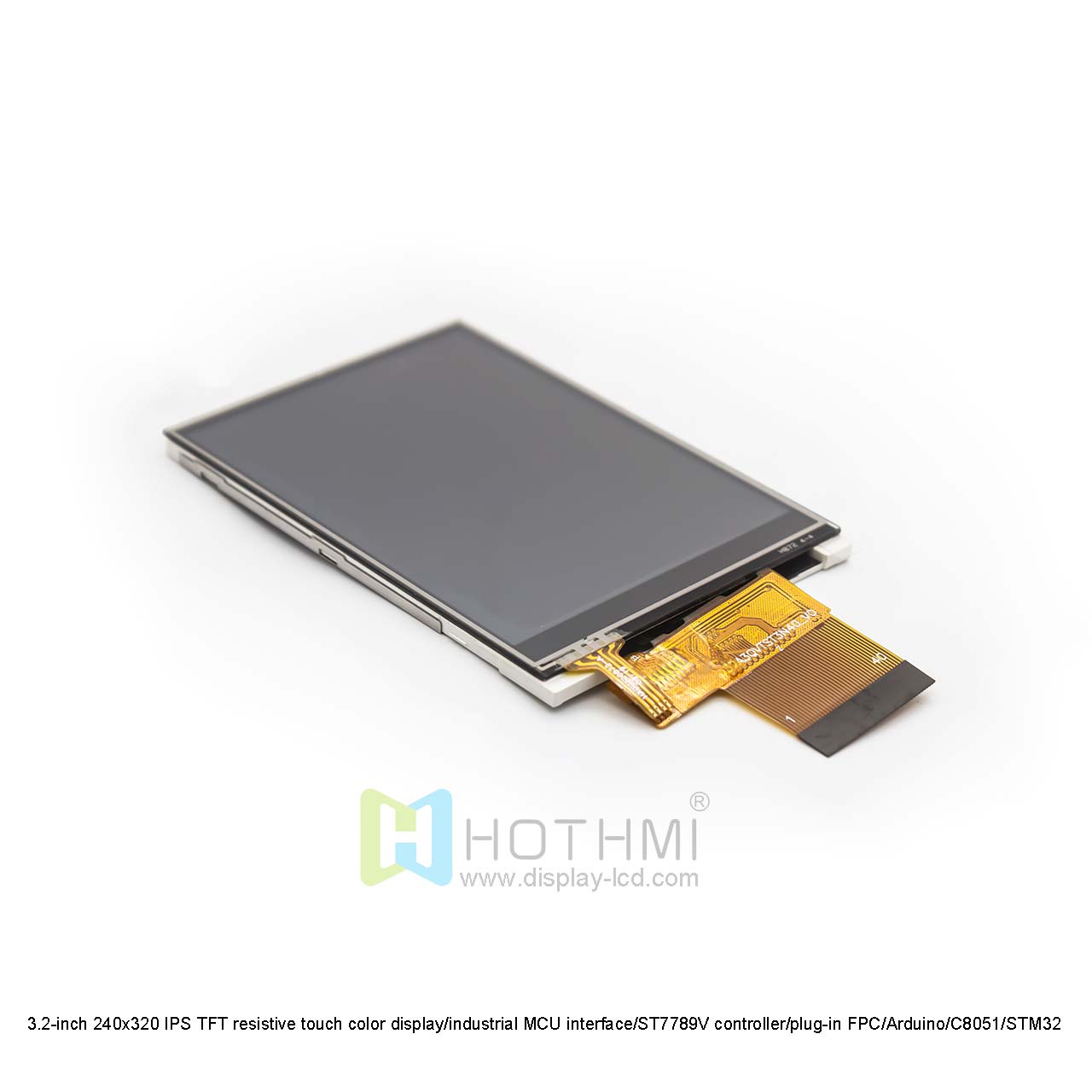 3.2英寸TFT液晶显示屏，带电阻式触摸屏