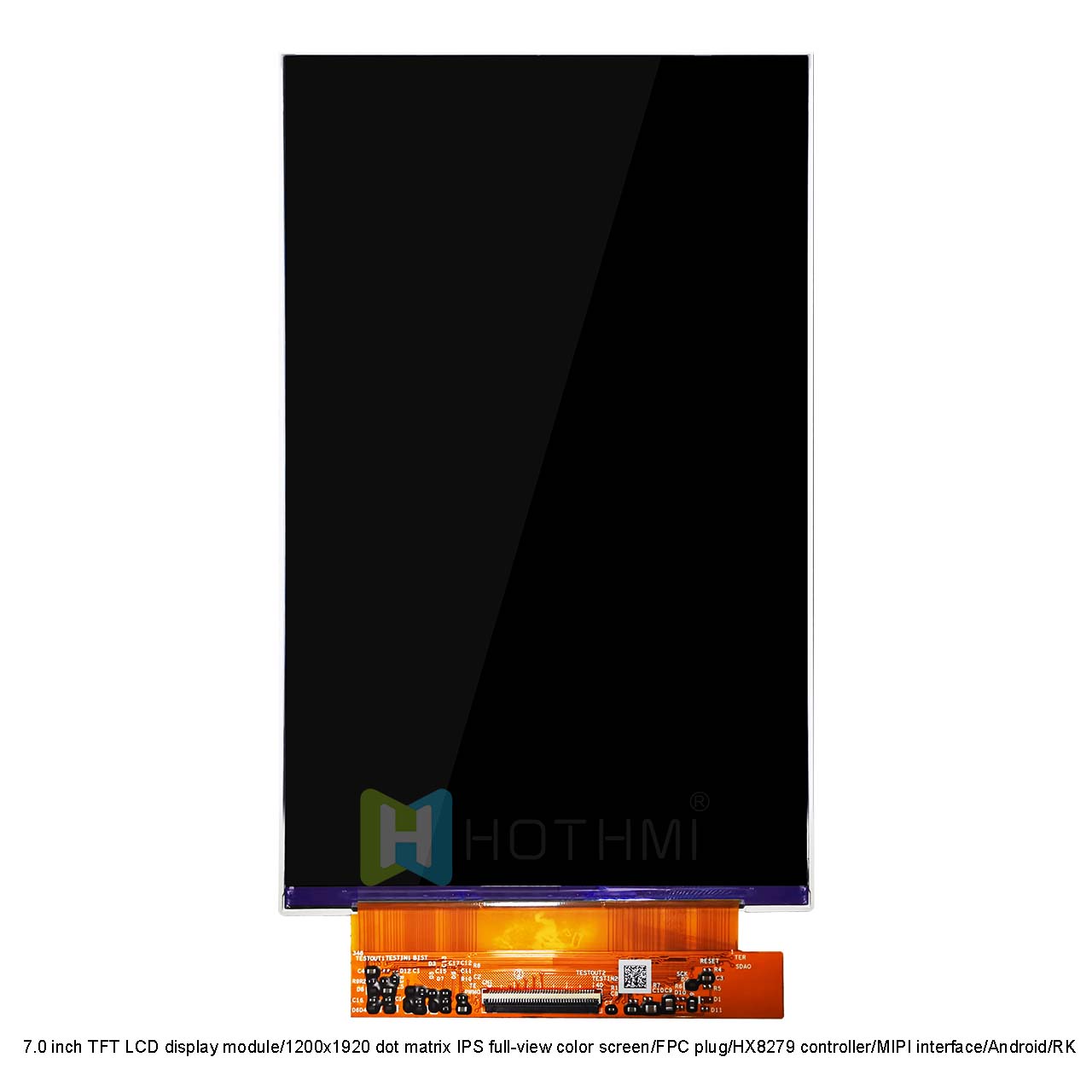 7英寸MIPI TFT液晶模块|1200x1920高清显示屏