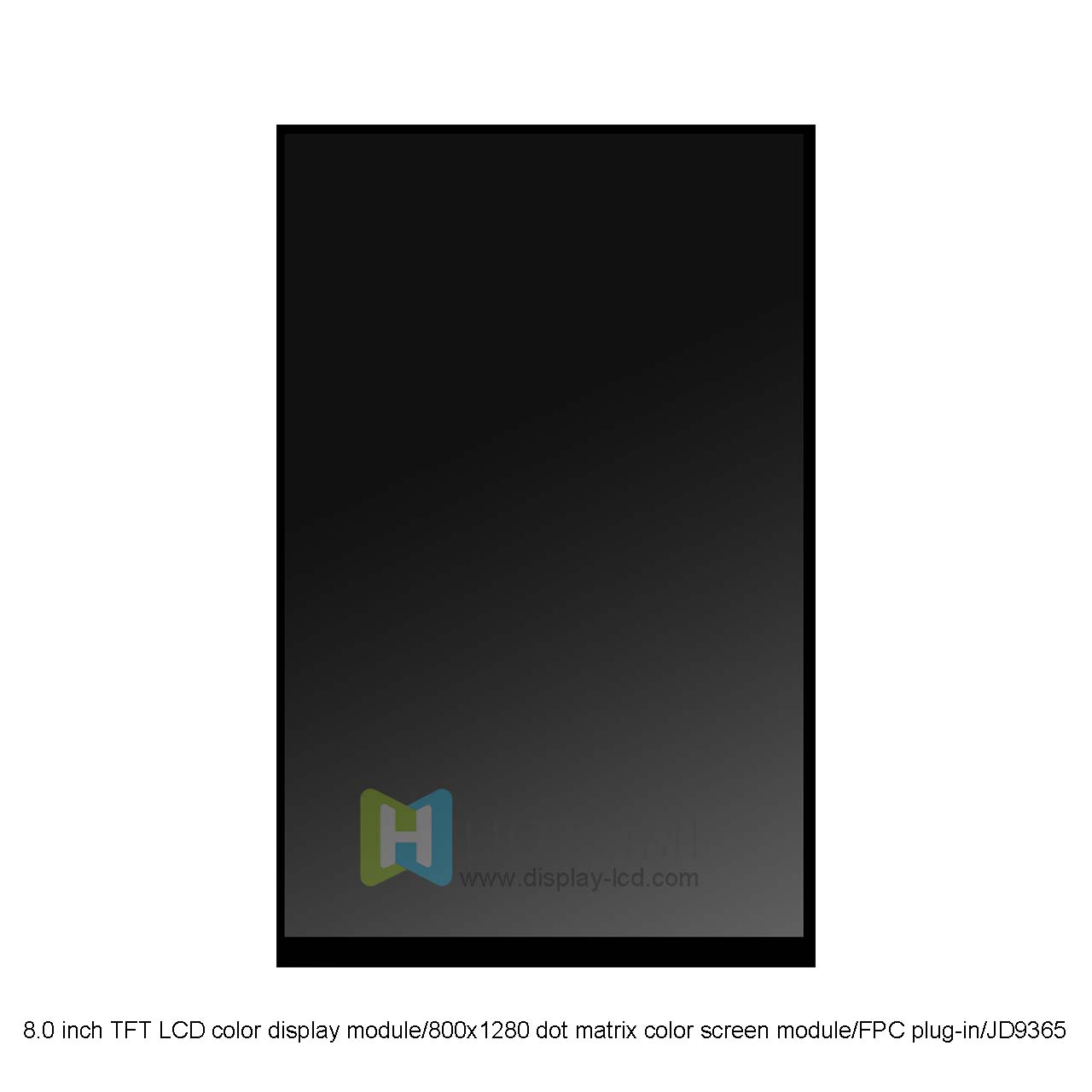 8英寸TFT液晶显示模块 | MIPI DSI接口 | JD9365驱动IC