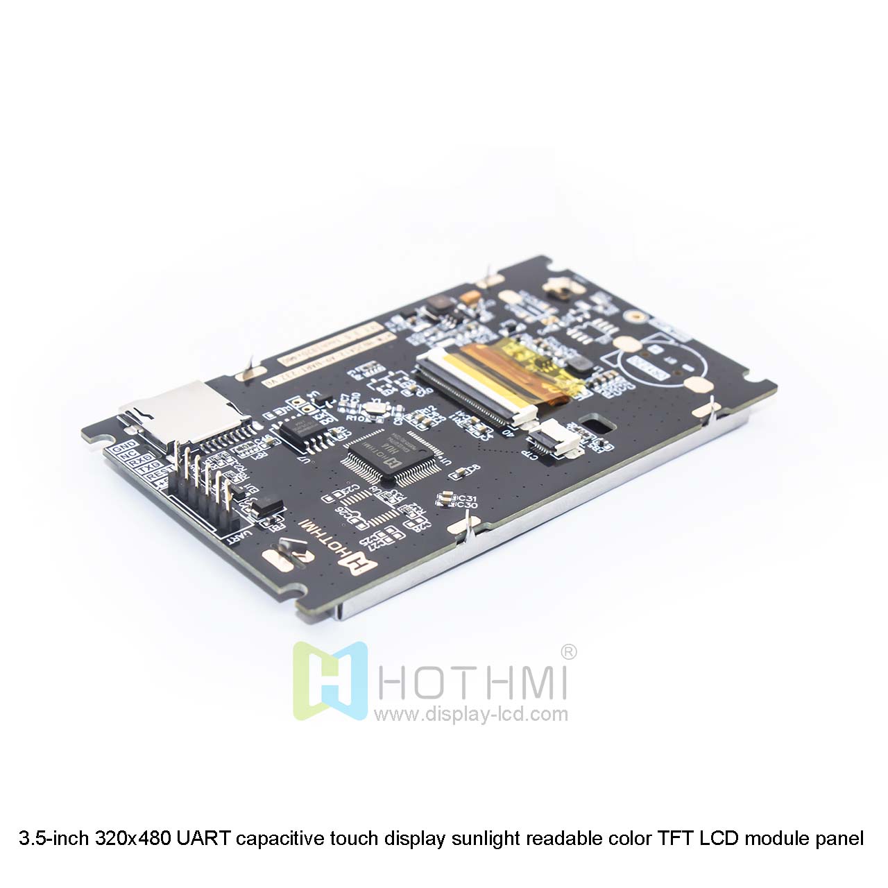 3.5英寸阳光下可读TFT液晶显示屏，适用于工业