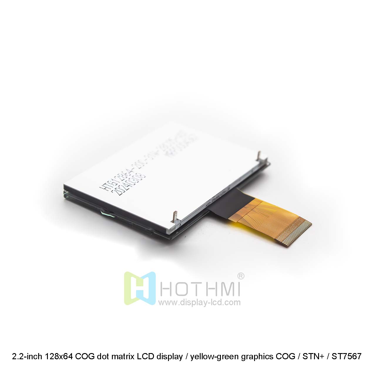 2.2寸128x64 COG点阵LCD显示屏/黄绿色图形COG/STN+/ST7567控制器/Arduino