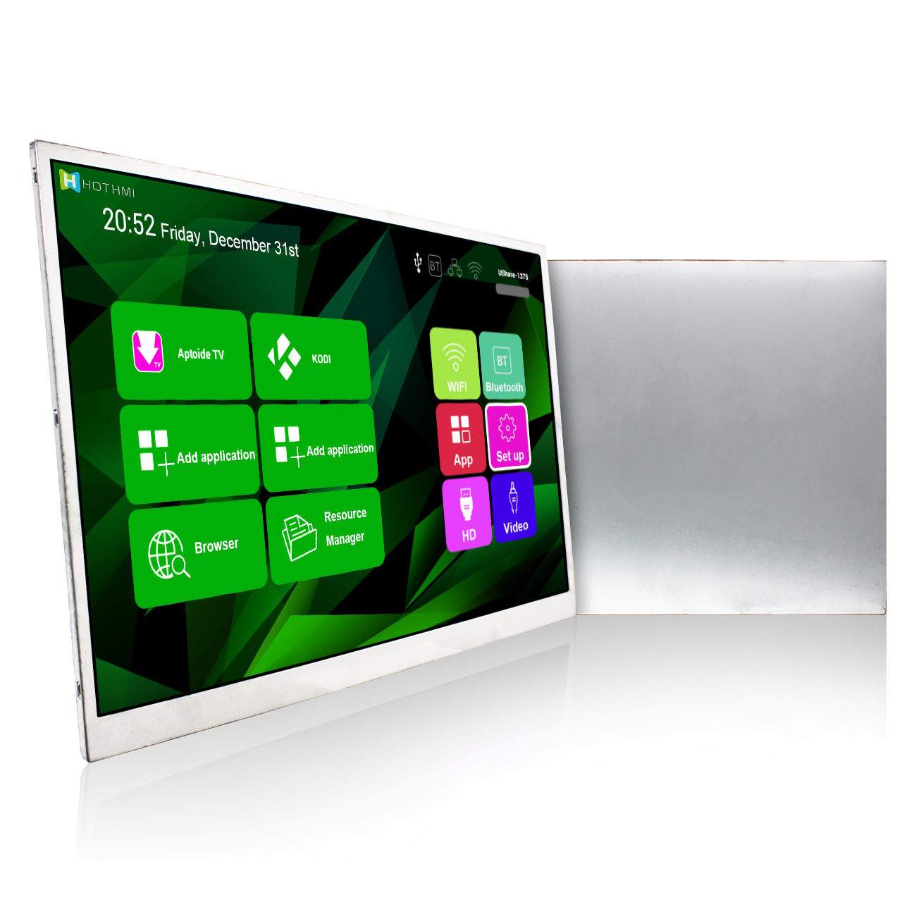 10.1寸1024x600 LVDS IPS TFT液晶显示屏