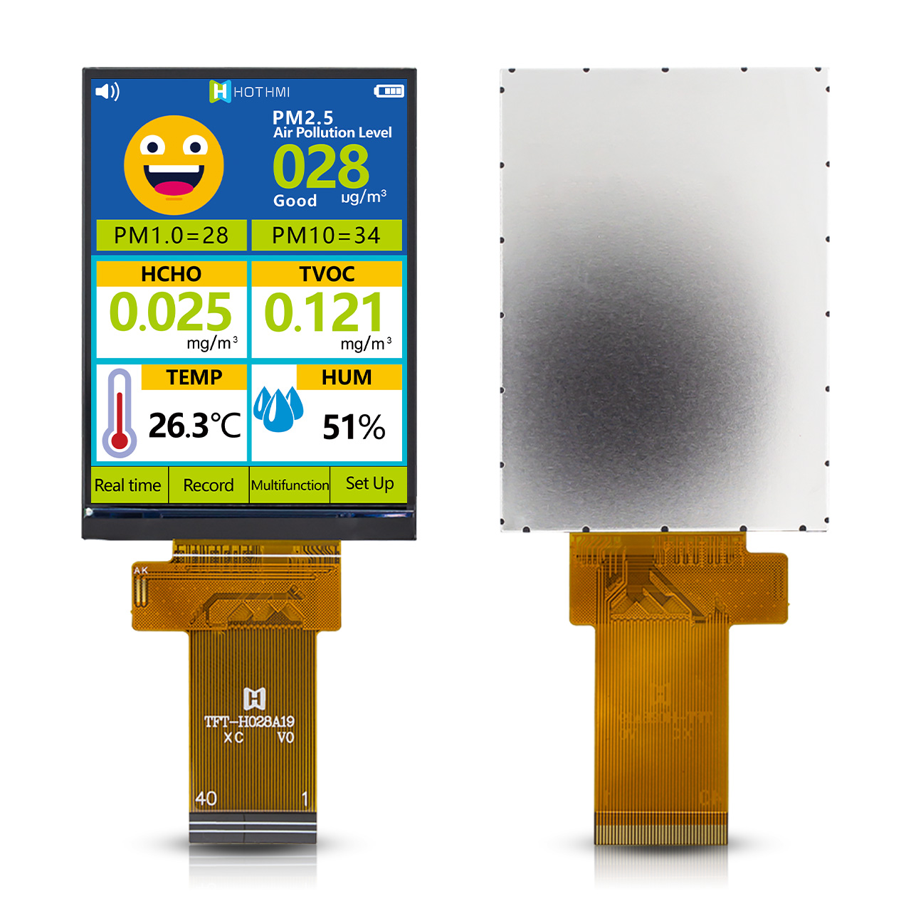 2.8 寸 TFT LCD 屏幕 | 480x640 RGB 接口 | ST7701S 控制器