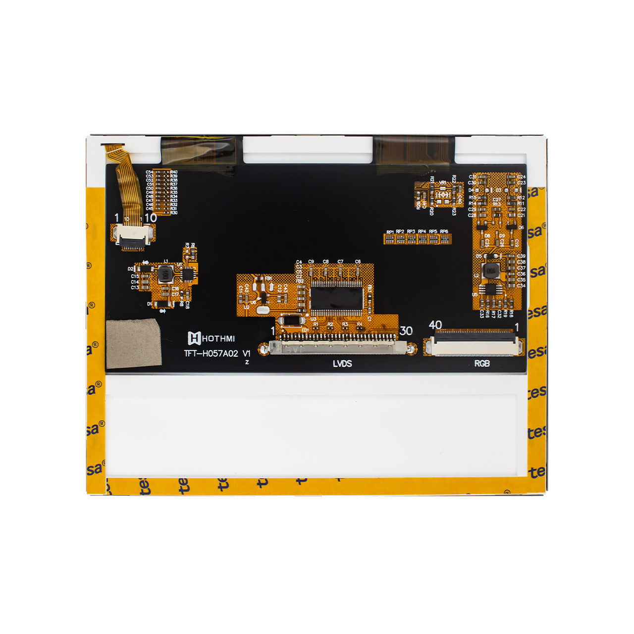 5.7 英寸阳光下可读 IPS TFT 液晶显示屏 - 640x480 分辨率带 LVDS 接口