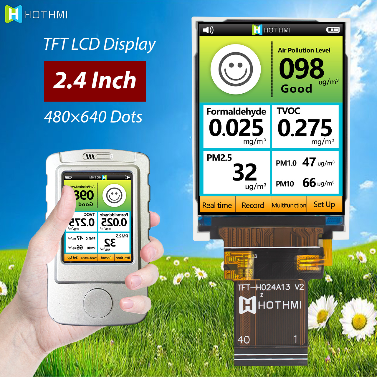 2.4英寸480x640 TFT LCD ST7701S 适用于STM32