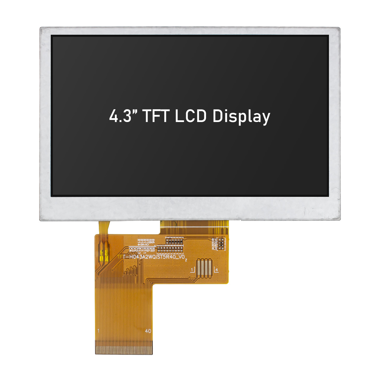4.3寸480x272 IPS TFT LCD显示屏 | SC7283控制器高亮度
