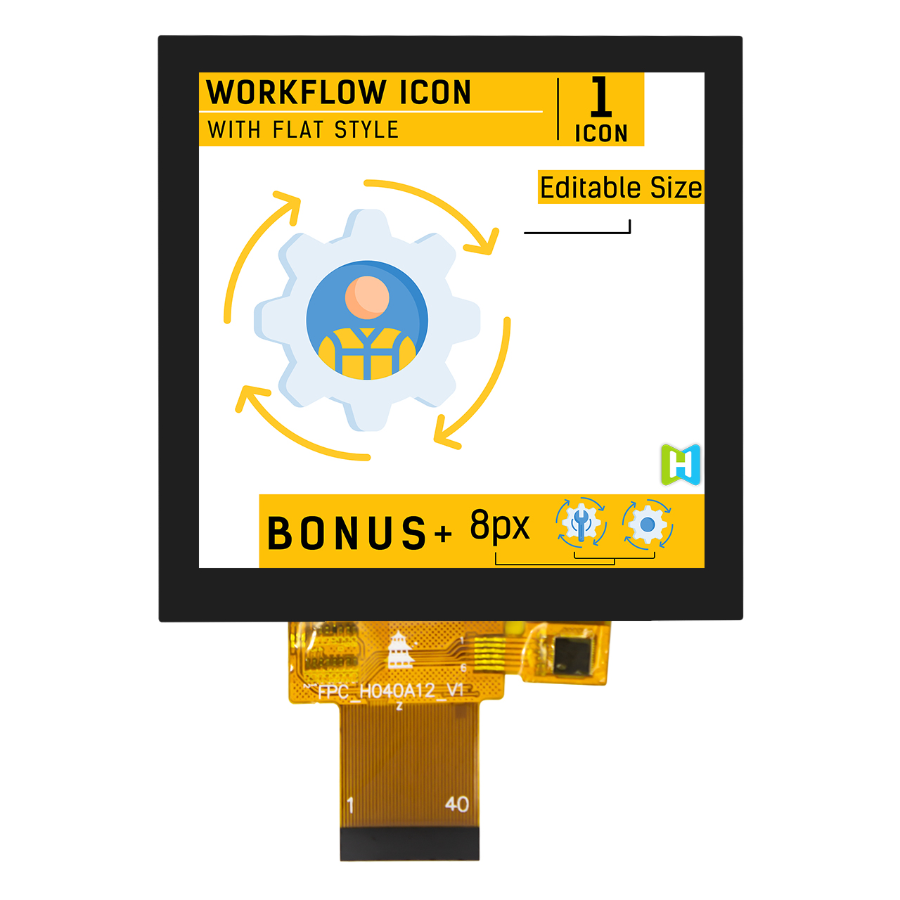 4寸电容式触摸TFT液晶显示屏