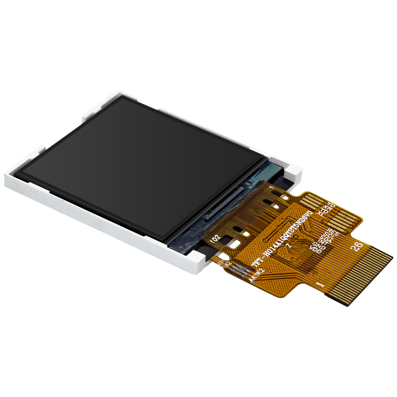 1.44英寸TFT LCD显示模块 - 128x128分辨率，适用于智能手表