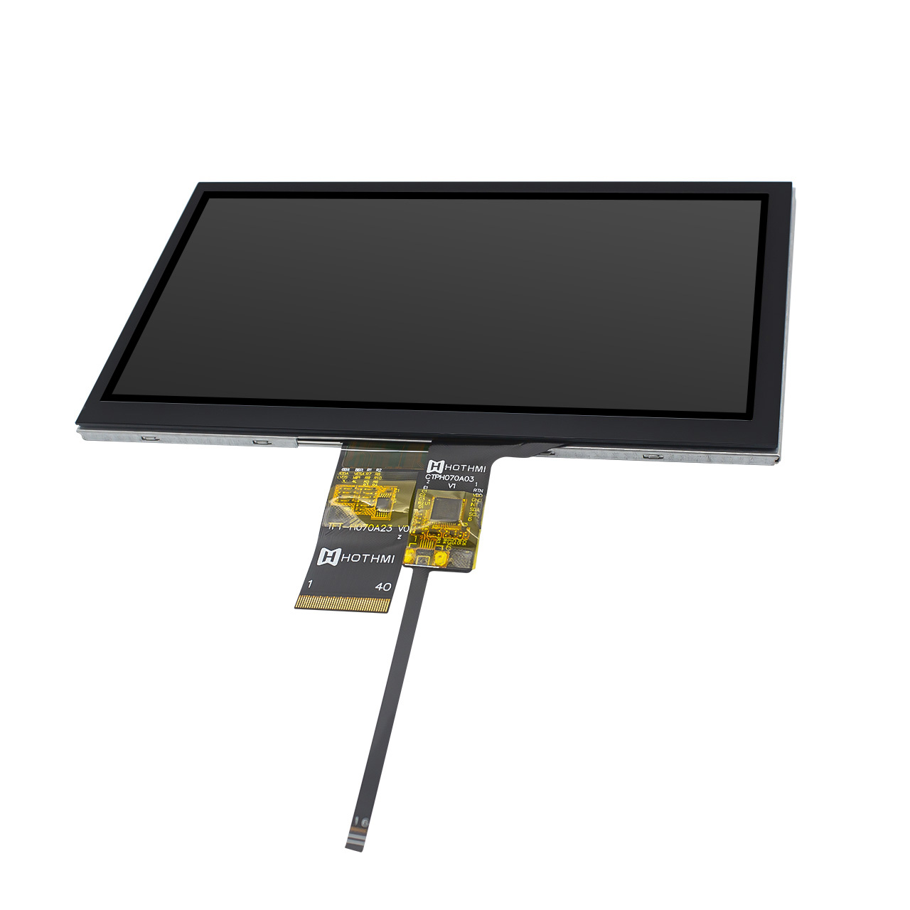 7.0寸IPS TFT LCD | 1024x600 LVDS/MIPI 电容触摸显示屏