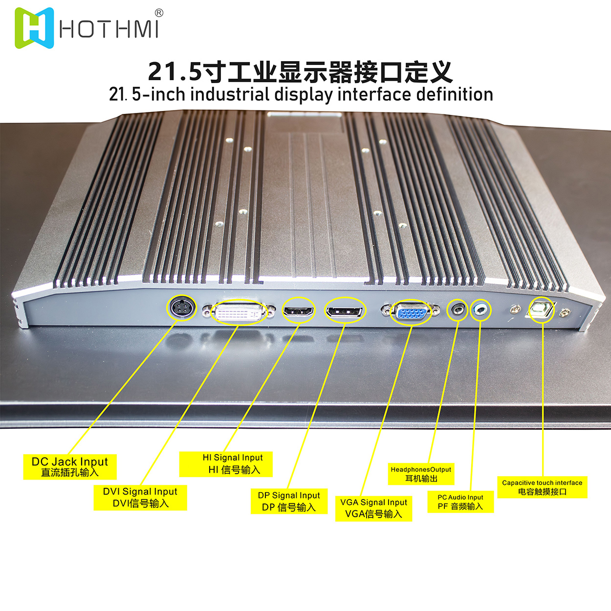 21.5寸TFT 显示器-1920x1080 电容触摸显示屏模组