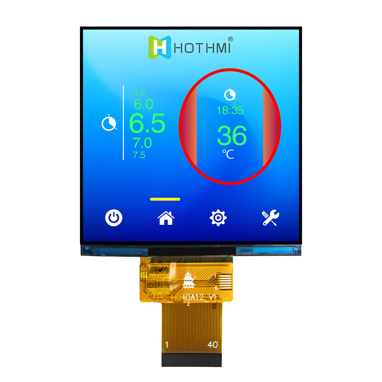 4寸TFT LCD显示屏 | 320x320分辨率SPI接口