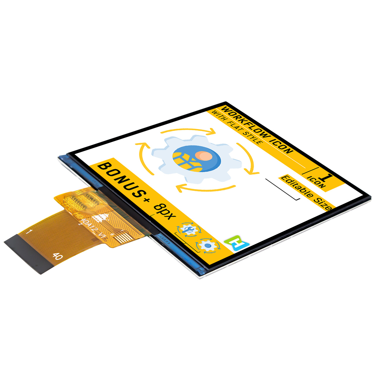 4寸TFT LCD显示屏 | 320x320分辨率SPI接口