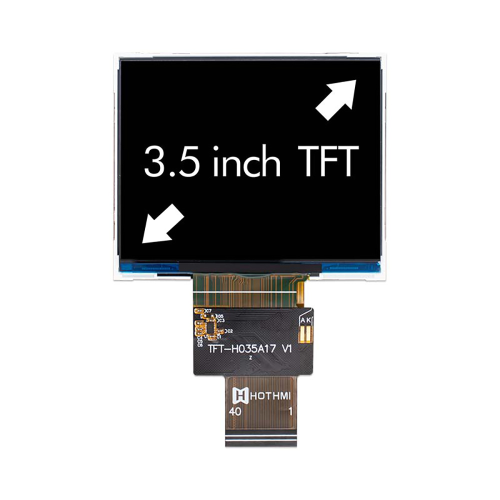 3.5寸 IPS TFT 液晶显示屏 RGB 640x480 ST7703