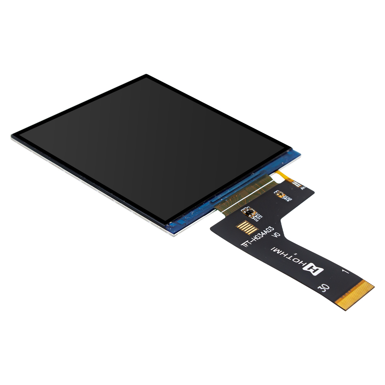 3.4英寸TFT液晶模块 | 480X480方形显示屏，带NV3049控制器