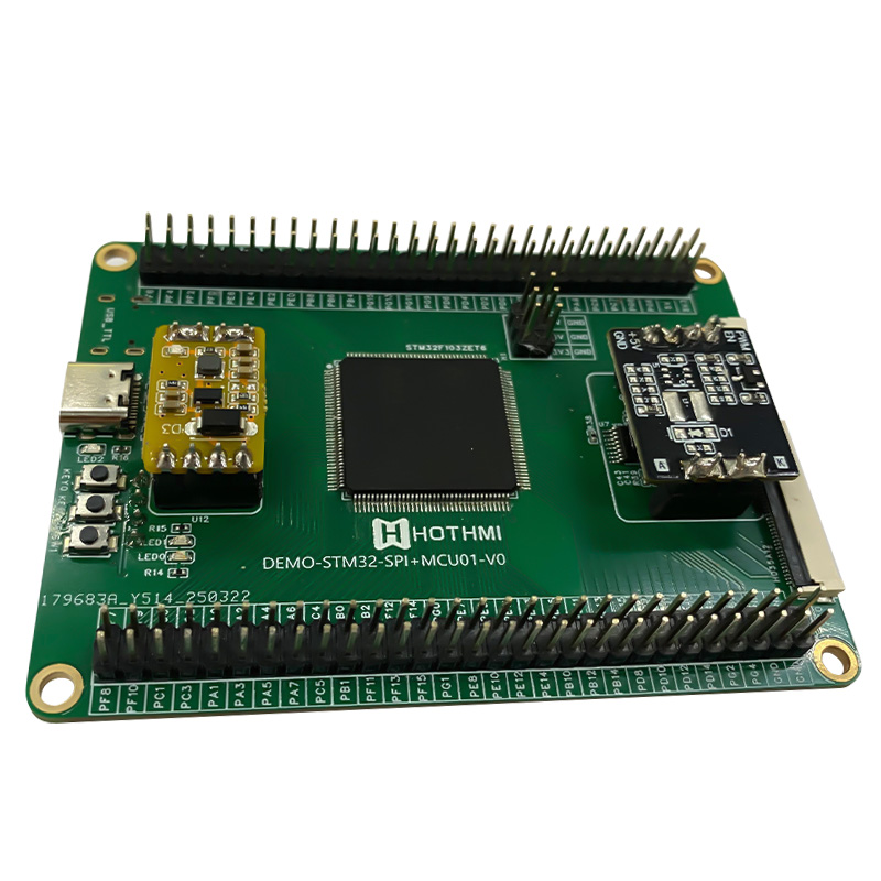 STM32-SPI-10PIN+MCU-40Pin主控板