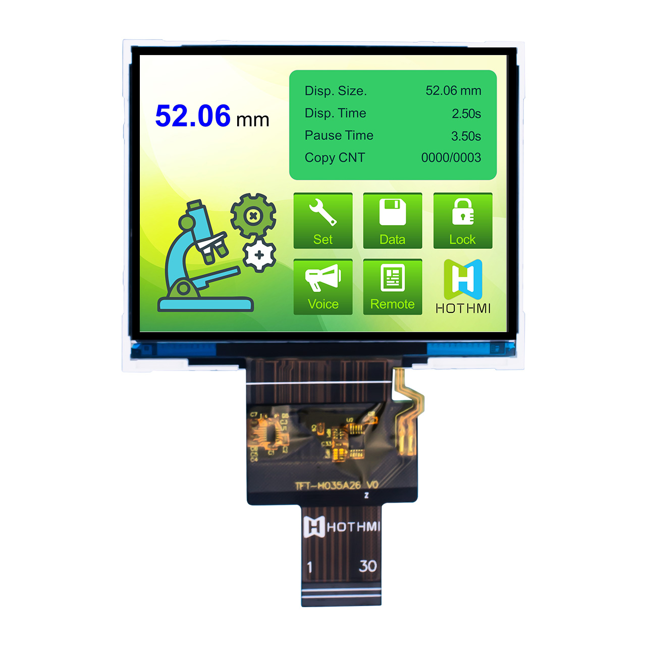 3.5寸TFT液晶显示屏 | 640x480 LVDS TFT LCD | IPS彩色显示屏