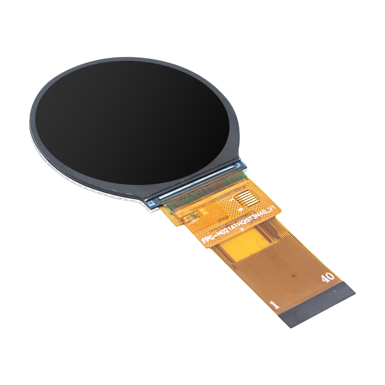 2.1英寸圆形TFT液晶显示屏，带电容式触摸屏