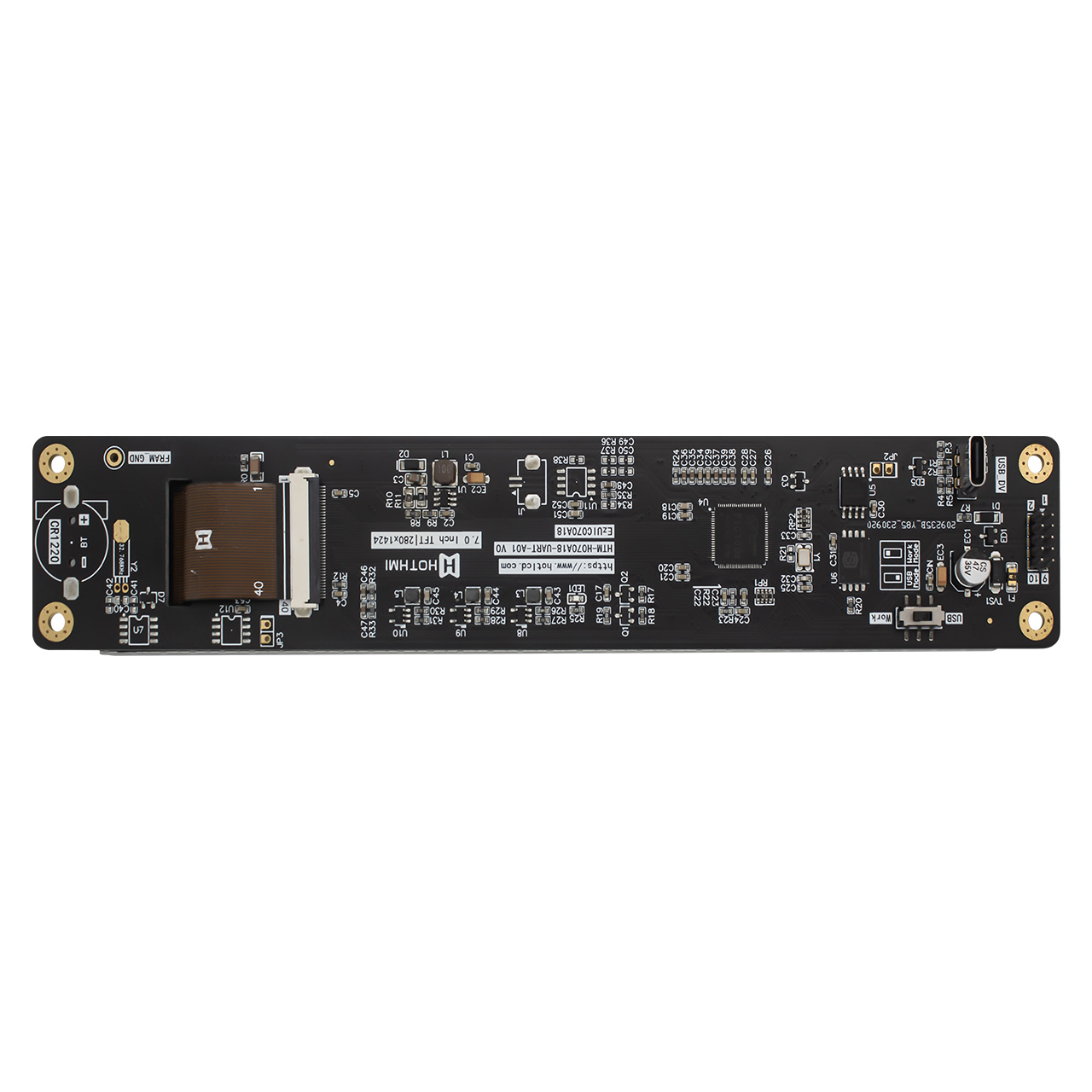 7英寸智能TFT液晶显示屏，分辨率280x1424