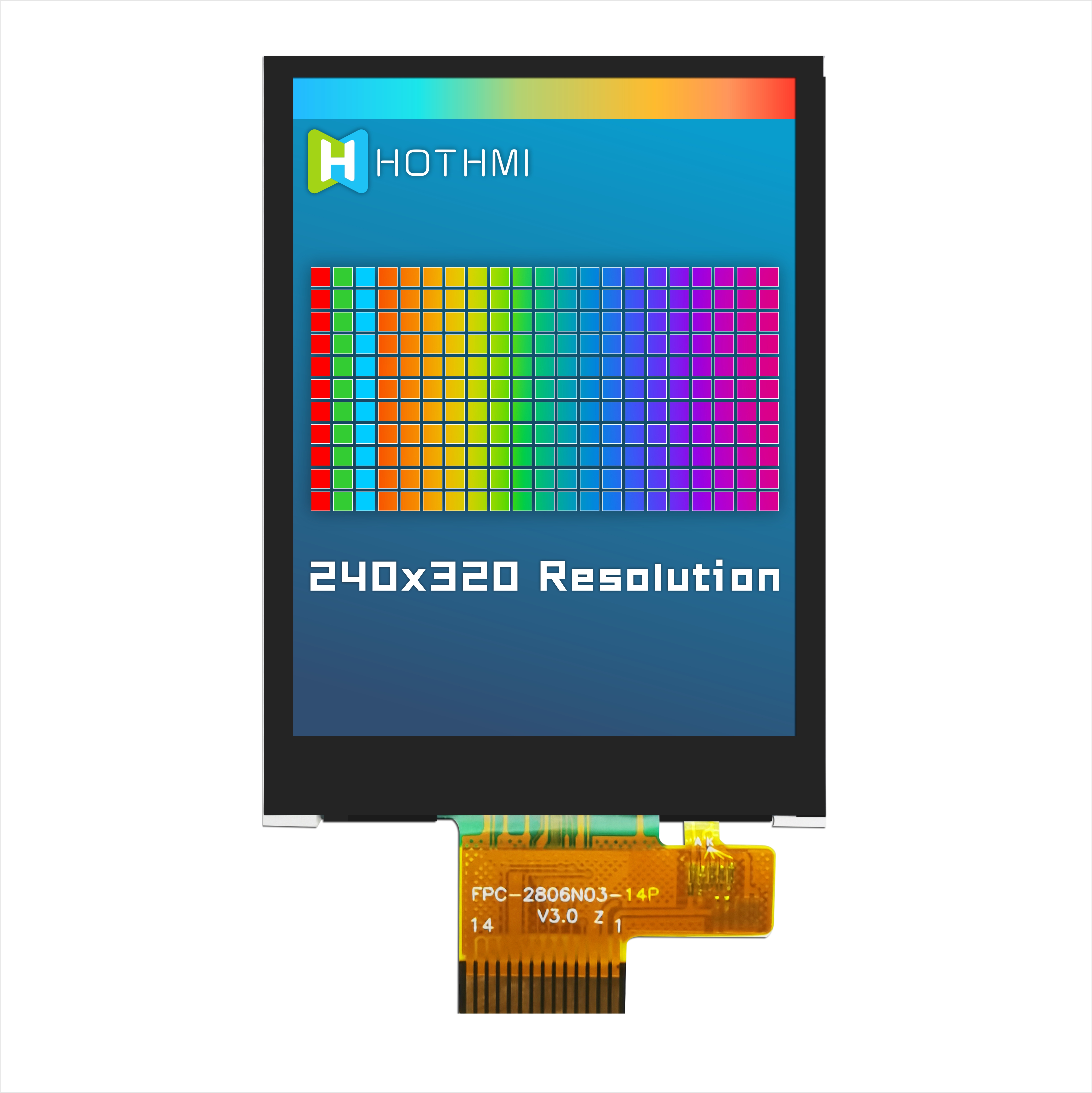 2.8英寸SPI TFT工业液晶显示屏