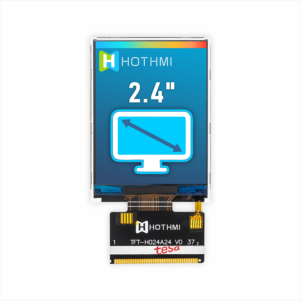 2.4英寸240x320分辨率TFT LCD显示模块 - ST7789控制器