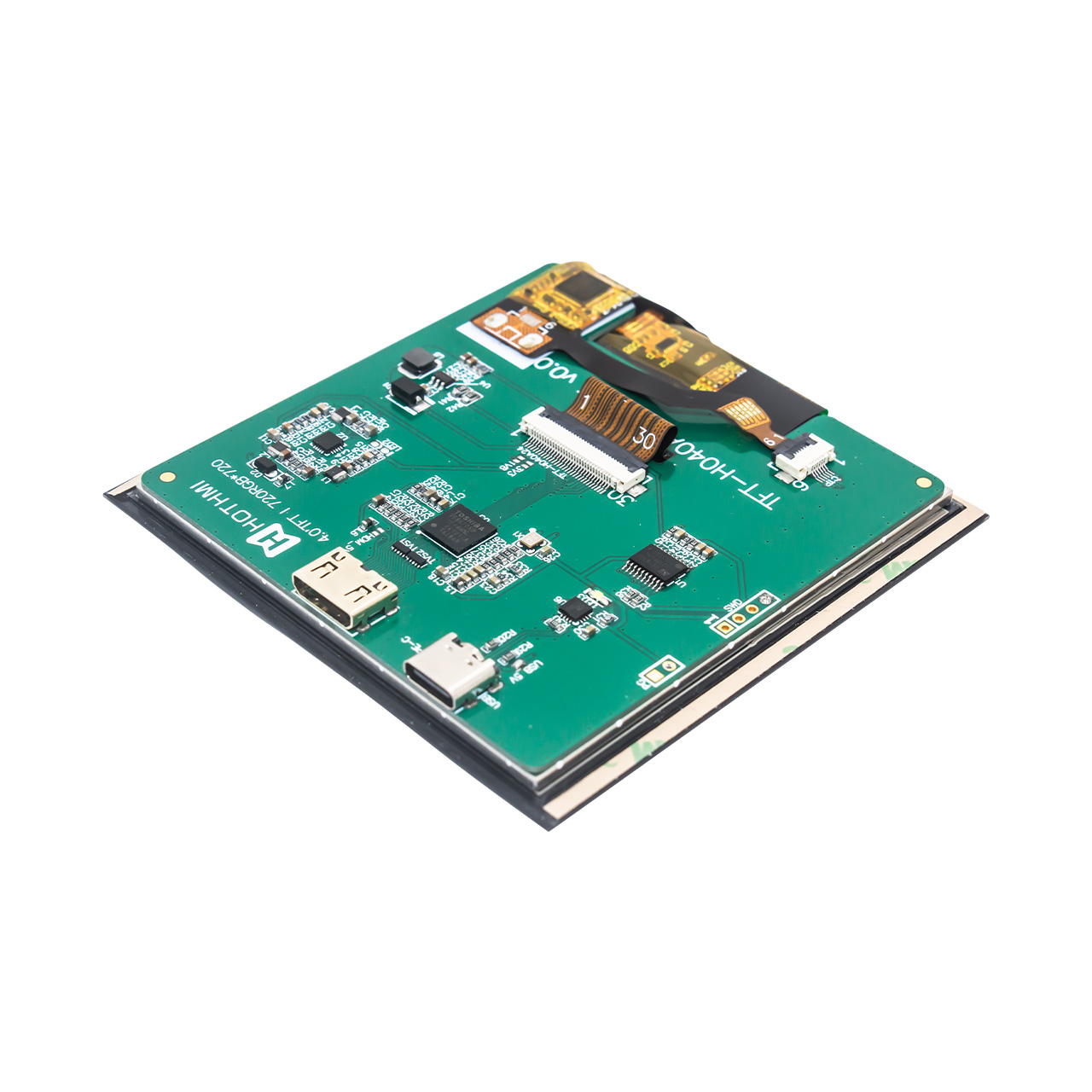 4寸TFT LCD显示模块-720x720 IPS 方形屏-树莓派