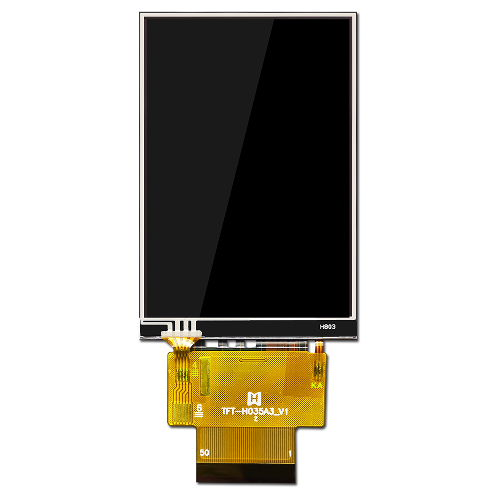 3.5英寸 IPS TFT LCD 带电阻式触摸屏 ST7796S 驱动 IC
