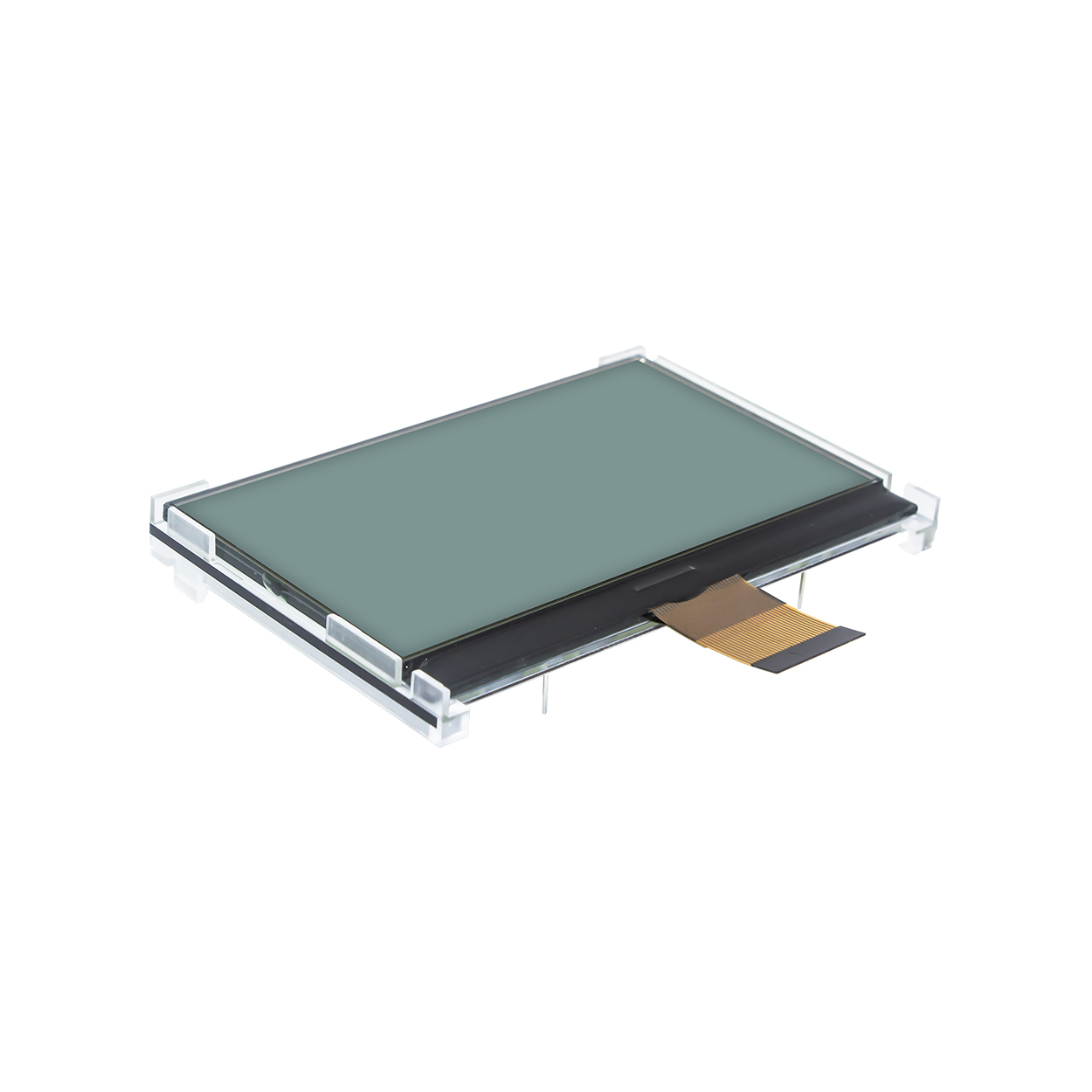 3.1英寸128x64 COG LCD | STN+灰底黄绿侧背光液晶显示屏 |  3.3V | Arduino