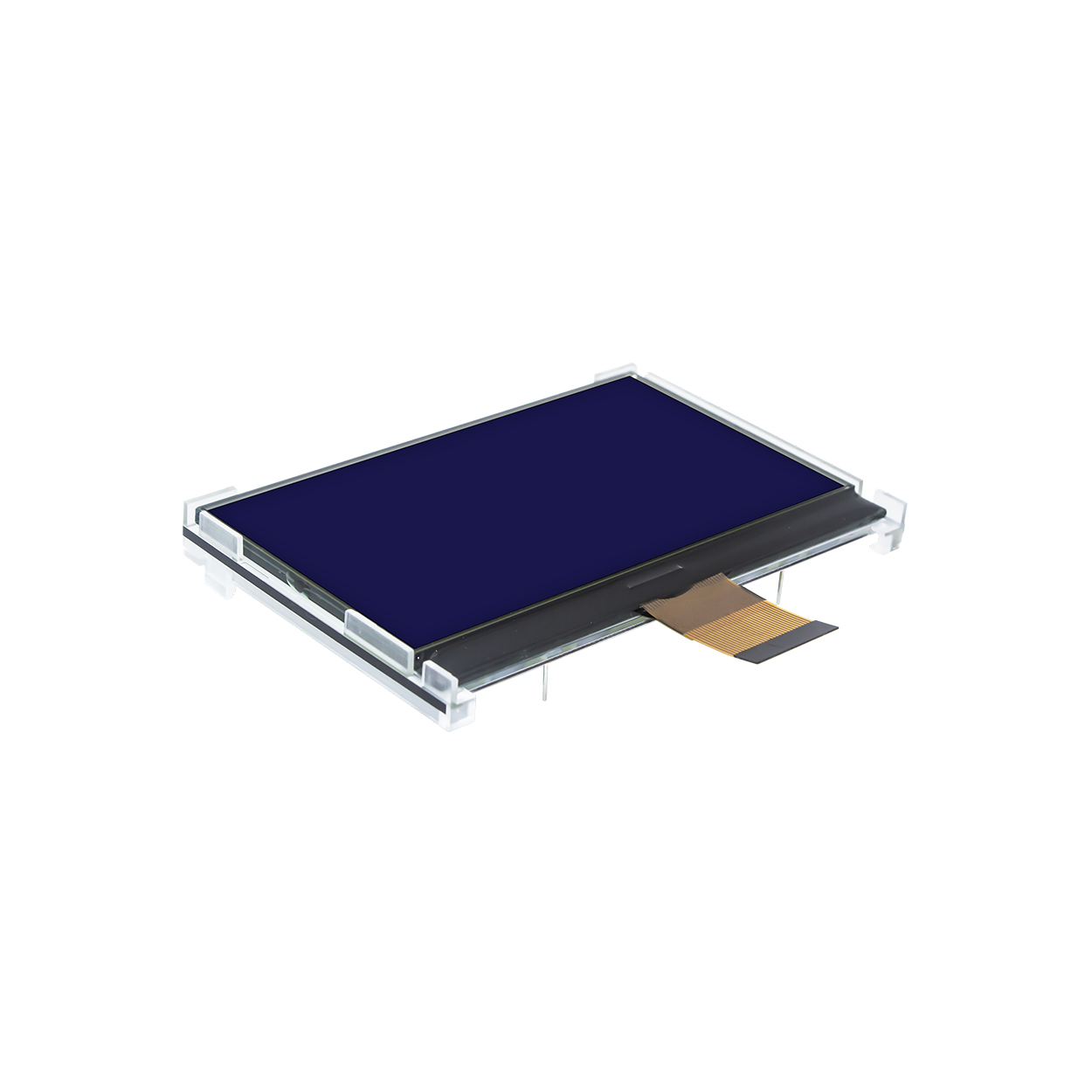 3.1英寸128x64 COG LCD | STN-全透性蓝底白字LCD |  3.3V | Arduino