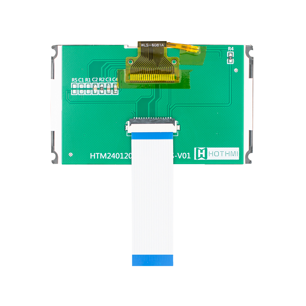 图形 LCD 模块 | DFSTN- | 3.2寸240X120 黑底白字 | UC1608 | MCU | Arduino | 3.3V