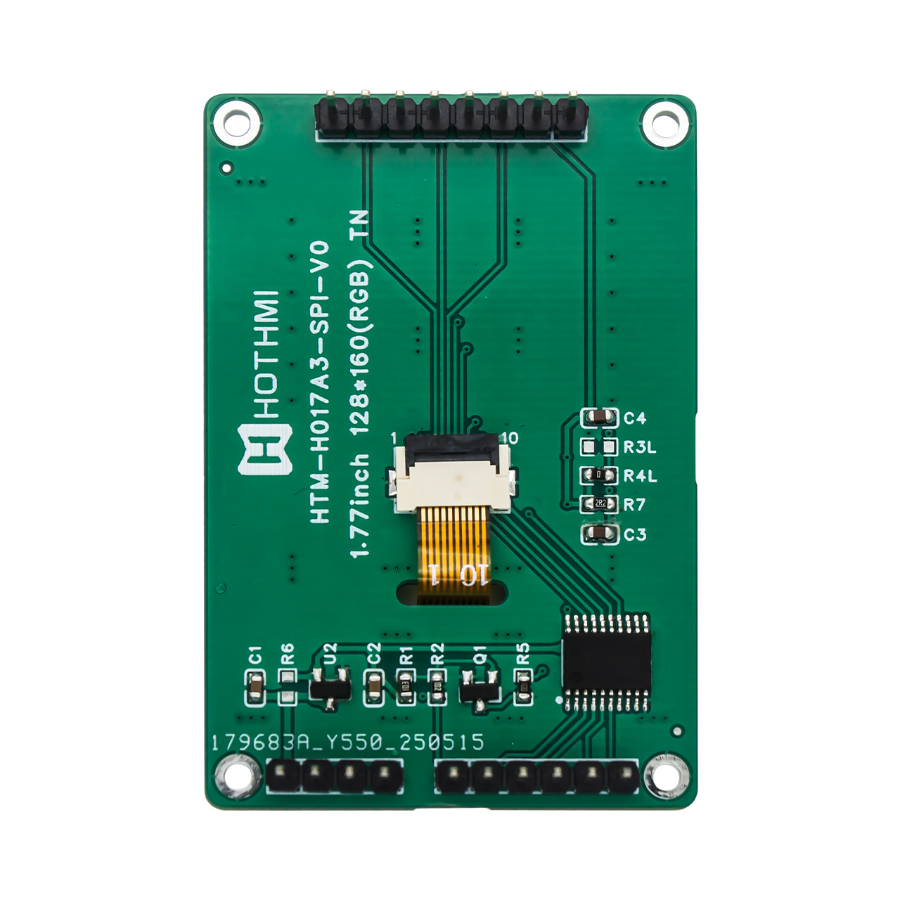 1.7寸TFT显示器模组-128x160 LCD- ST7735S 驱动芯片