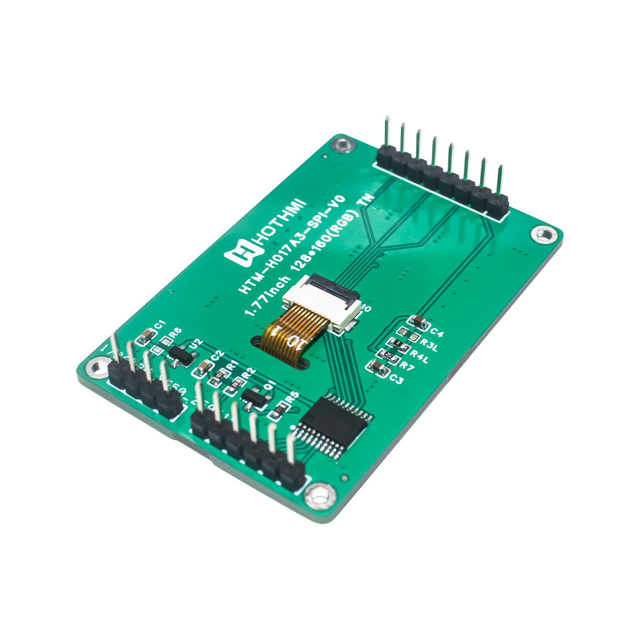 1.7寸TFT显示器模组-128x160 LCD- ST7735S 驱动芯片