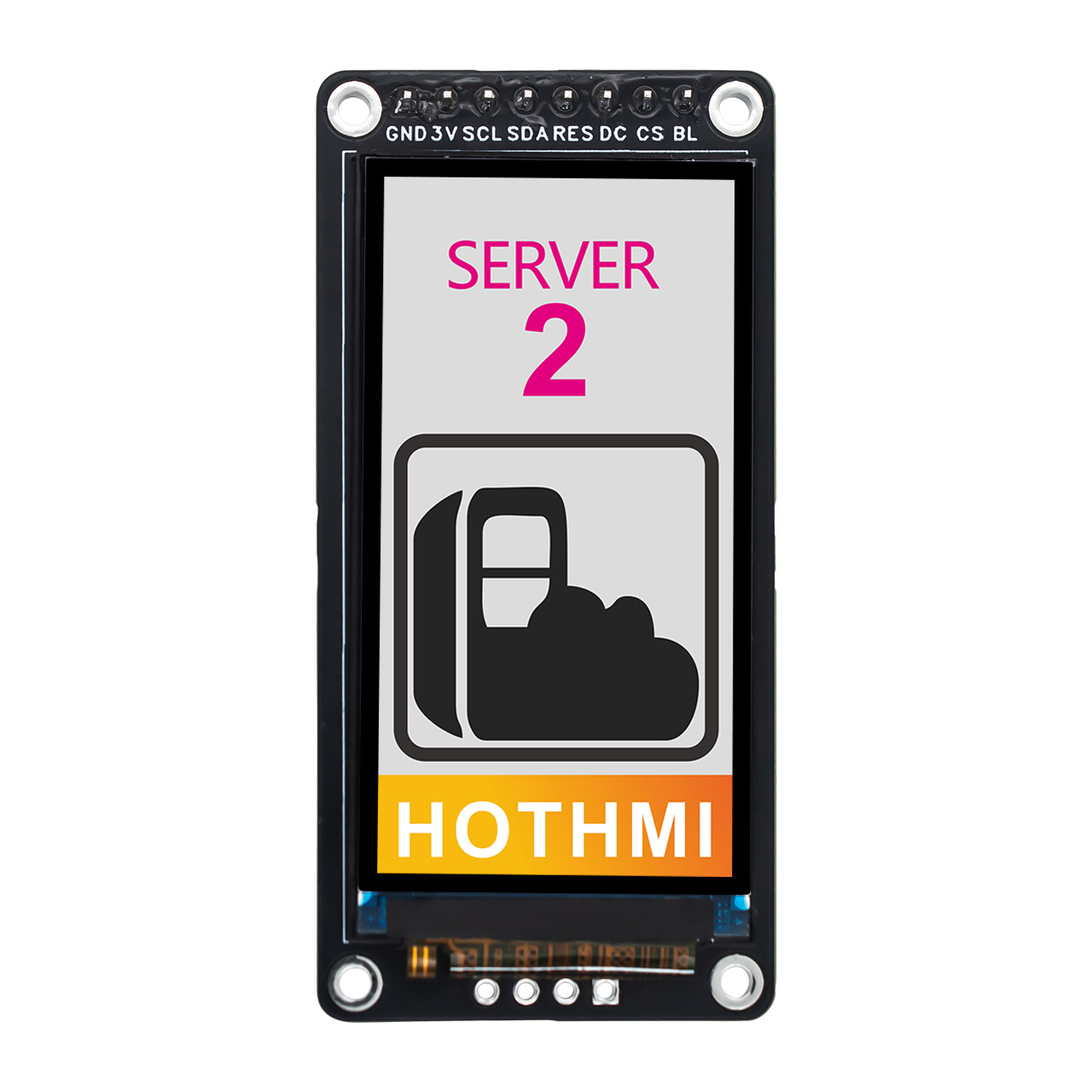 2.0寸TFT LCD模块-170x320 IPS 广视角显示屏-Arduino