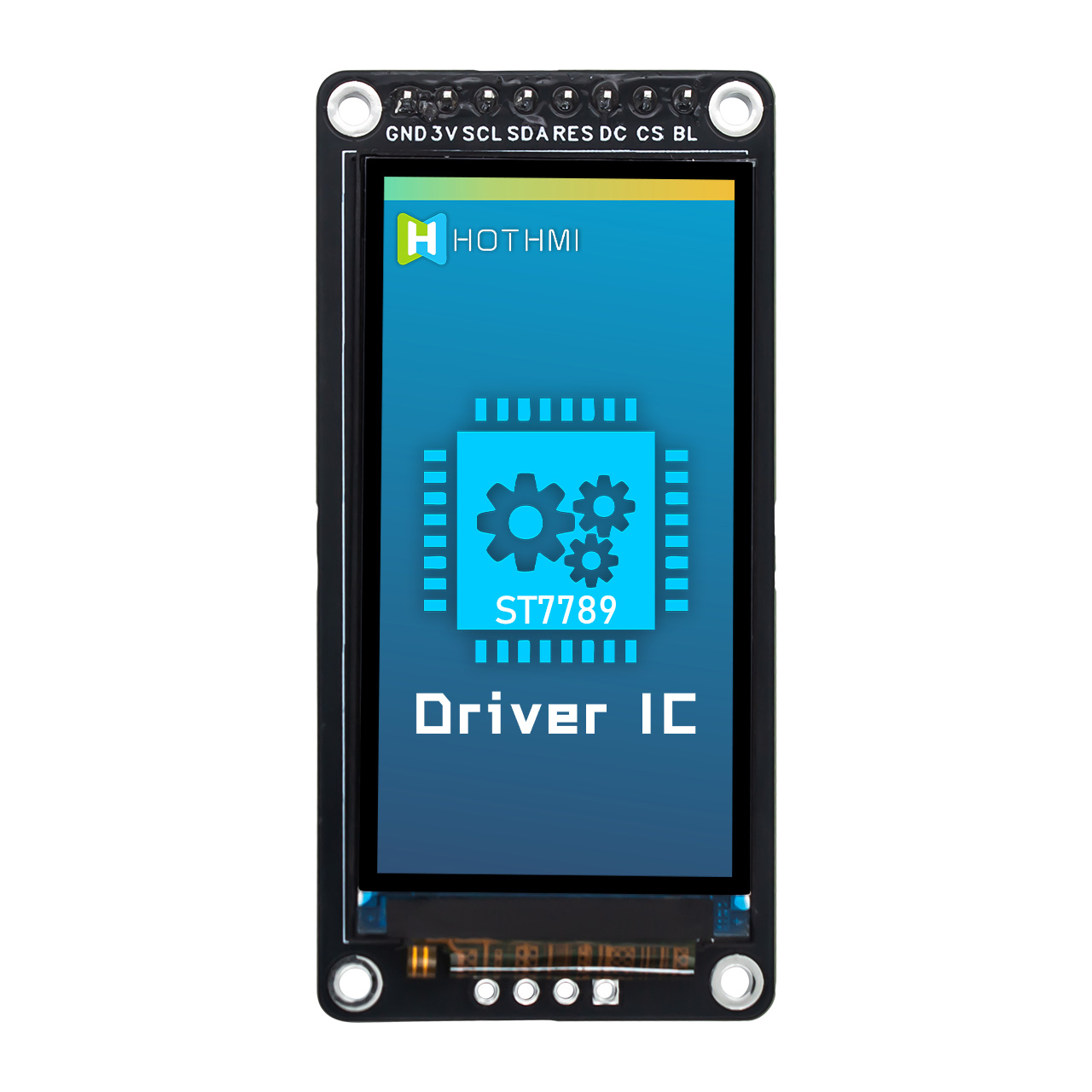 2.0寸TFT LCD模块-170x320 IPS 广视角显示屏-Arduino