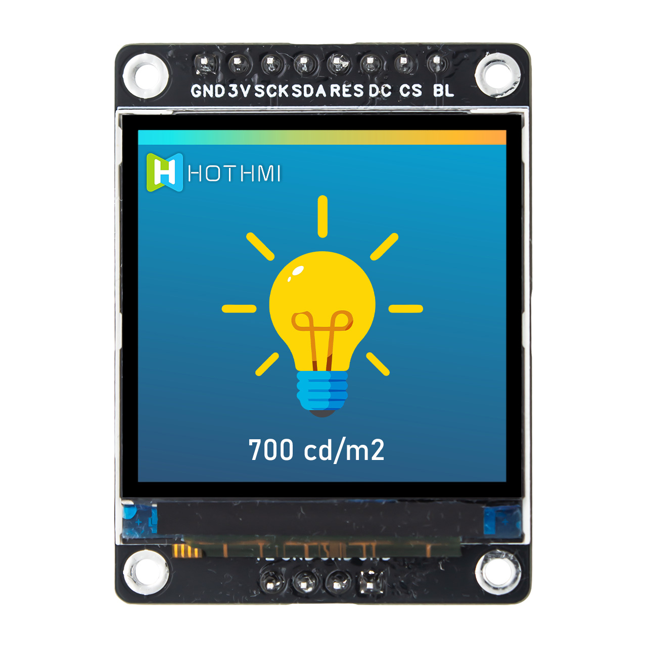 1.5寸TFT显示屏-240x240方形LCD显示屏-ST7789驱动板