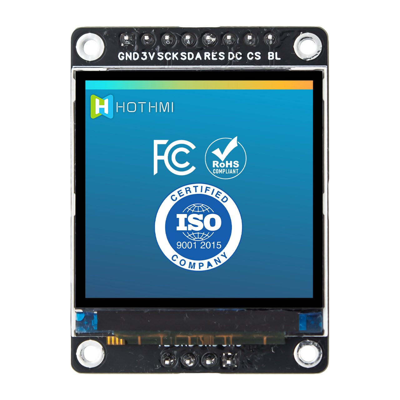 1.5寸TFT显示屏-240x240方形LCD显示屏-ST7789驱动板