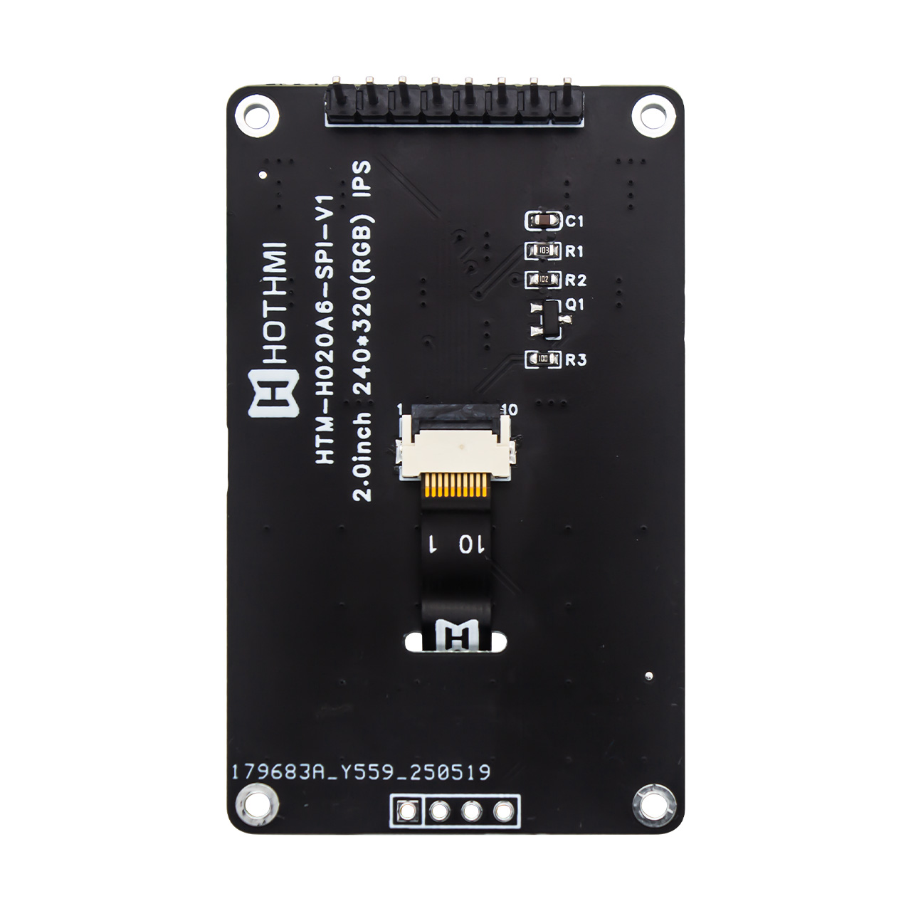 2.0寸TFT LCD模块-240x320液晶显示屏-IPS全视角